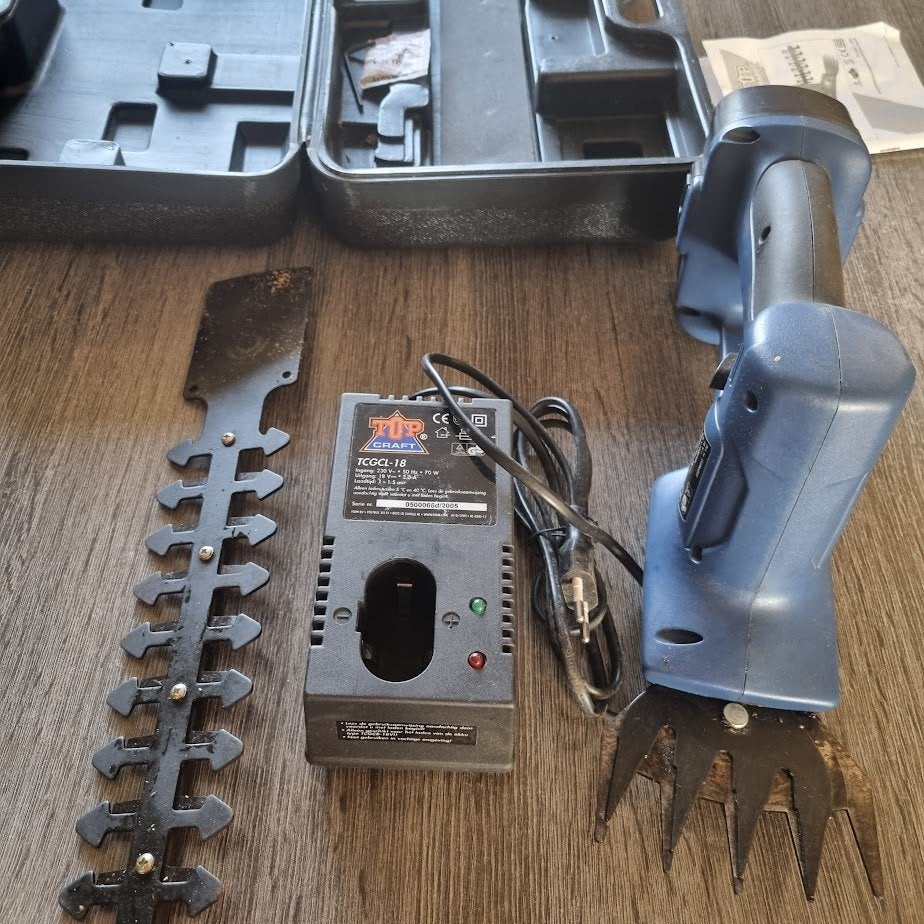 heggenschaar / grasschaar Topcraft, Tuin en Terras, Ophalen of Verzenden, Gebruikt, Elektrisch, TOP CRAFT