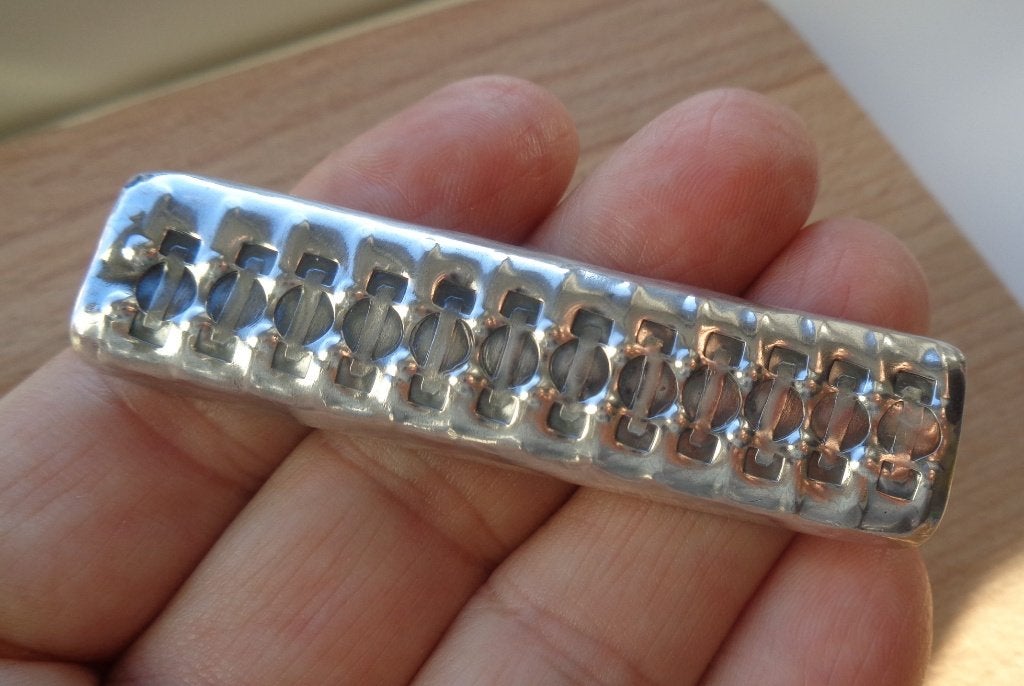 zilveren Art Deco broche [849], 4 tot 7 cm, Verzenden, Zo goed als nieuw, Zilver