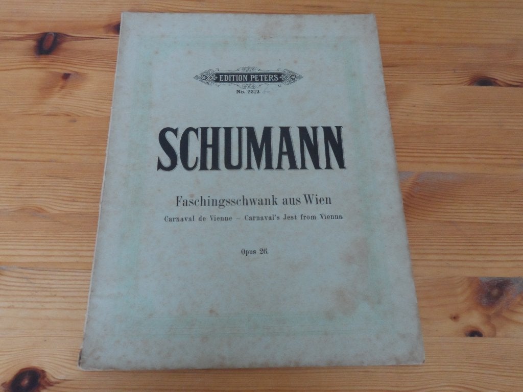 Schumann - faschingsschwank / waldszenen op. 82, Gebruikt, Klassiek, Ophalen of Verzenden, Artiest of Componist