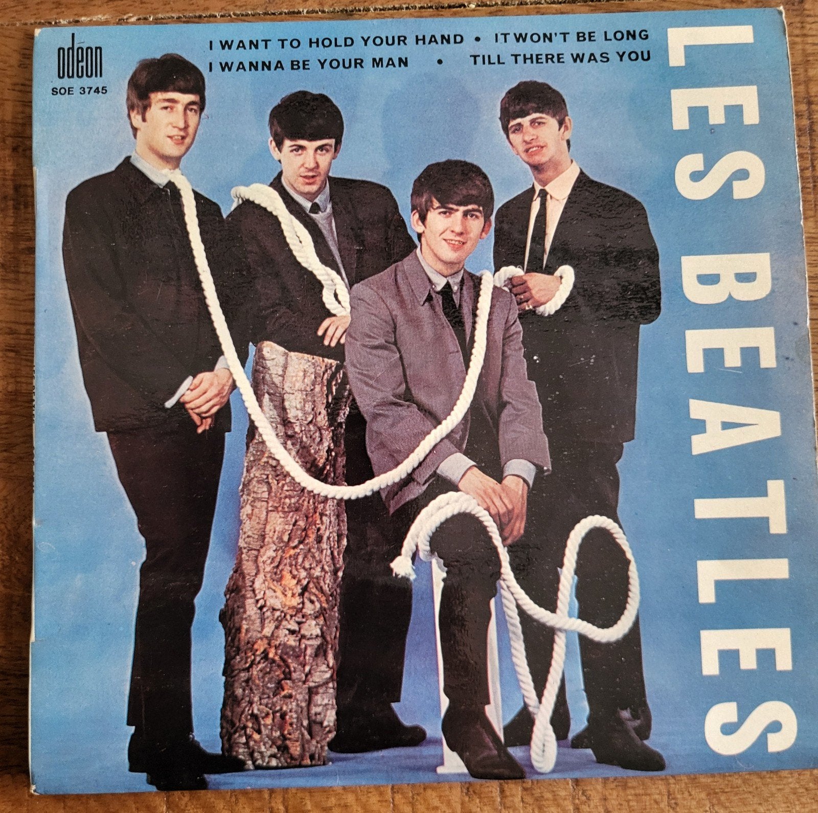 The Beatles - I Want To Hold Your Hand EP (Odeon, Frankrijk), 7 inch, Ophalen of Verzenden, Zo goed als nieuw, Pop