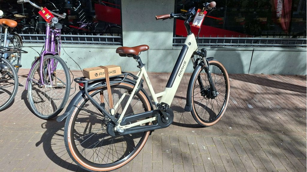 Fietshokje Raaks: Raaks Belton Creme E-Bike Nieuw!!, Fietsen en Brommers, Fietsen | Dames | Damesfietsen, Niet ingevuld, Niet ingevuld
