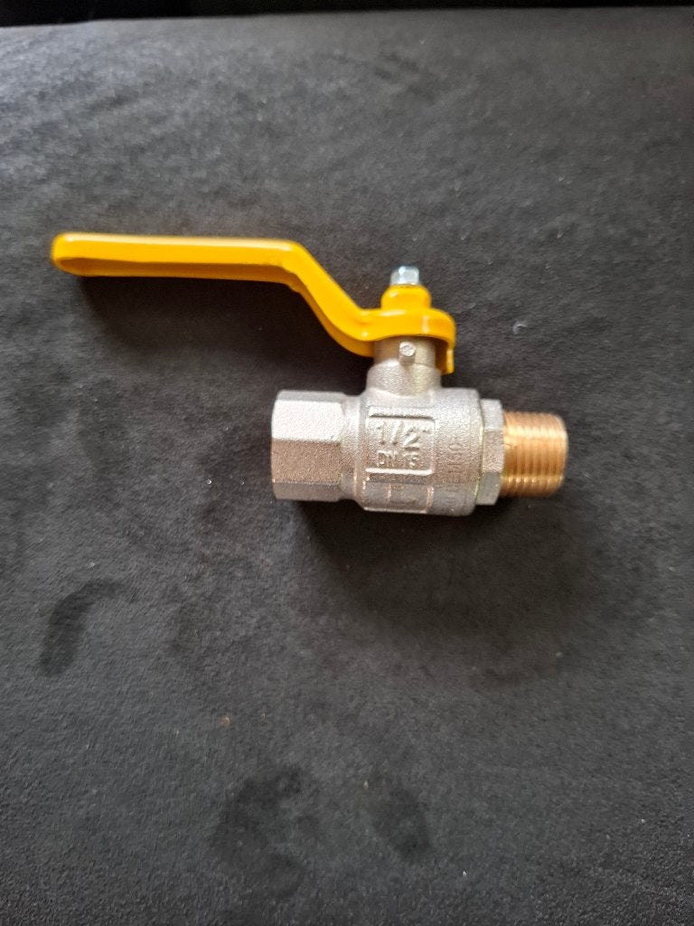 kogelkraan voor gas + nippel + koppeling, Ophalen of Verzenden, Nieuw