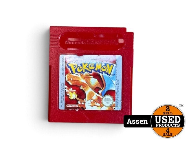 Pokémon Red Version Nintendo Game Boy Game | Sticker Vervaag, Spelcomputers en Games, Pokemon, Zo goed als nieuw, Support@pokemon.com