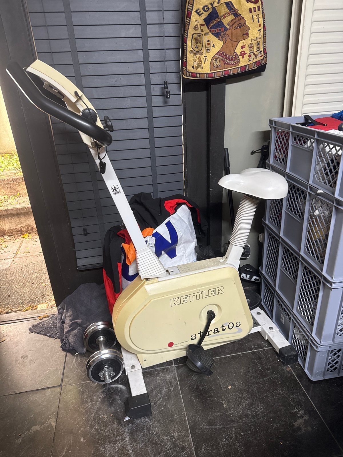 Kettler Stratos Hometrainer - Gebruikt, Ophalen, Gebruikt, Metaal, Benen