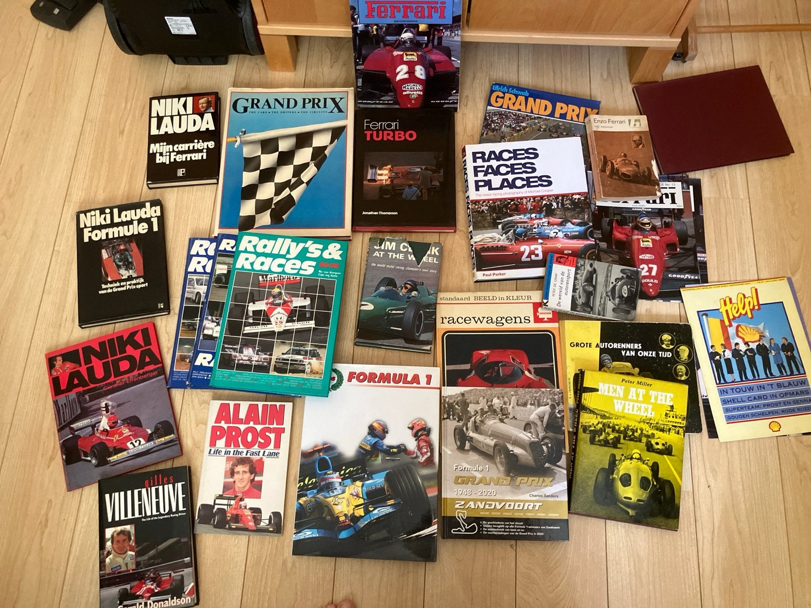Grote collectie Formule 1 en autosport boeken, Boeken, Ophalen of Verzenden, Gelezen, Algemeen