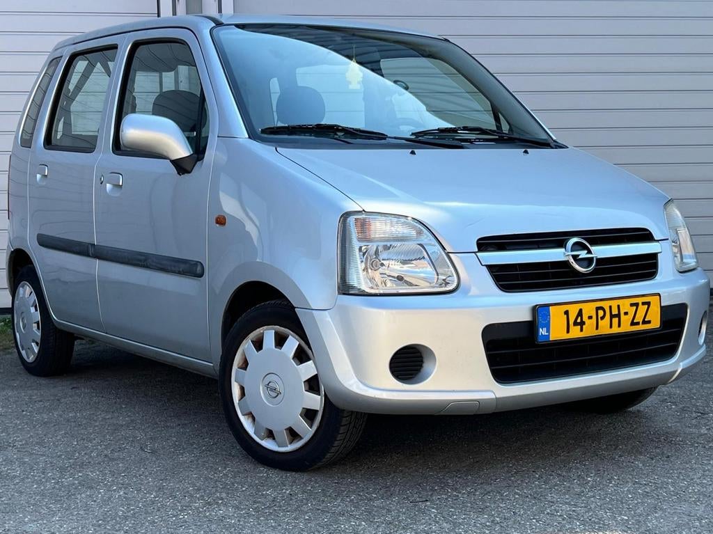 Opel Agila 1.2 I 16V 2004 Grijs, Voorwielaandrijving, Stof, Origineel Nederlands, Handgeschakeld
