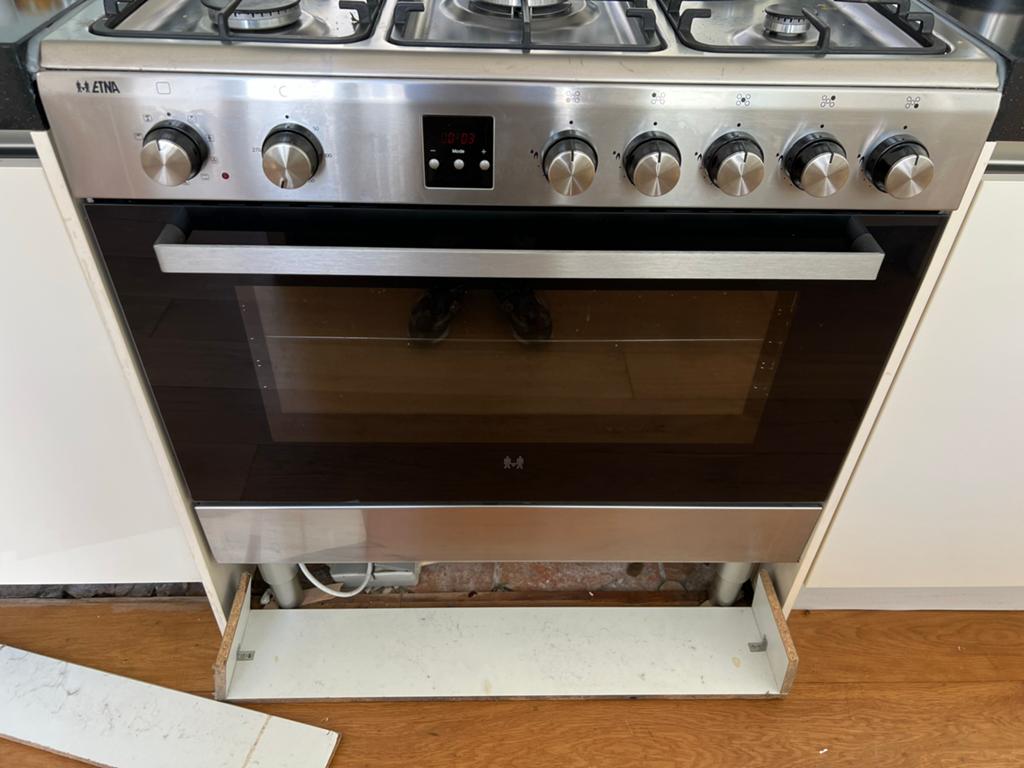 ETNA Fornuis met Gas Kookplaat en Oven - Ophalen 24 Juli, Gebruikt, Hete lucht, 60 cm of meer, Ophalen of Verzenden