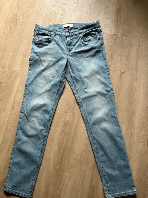 Angels lichtblauwe dunne jeans,  enkellang,  42, Zo goed als nieuw, Angels, W33 - W36 (confectie 42/44), Verzenden