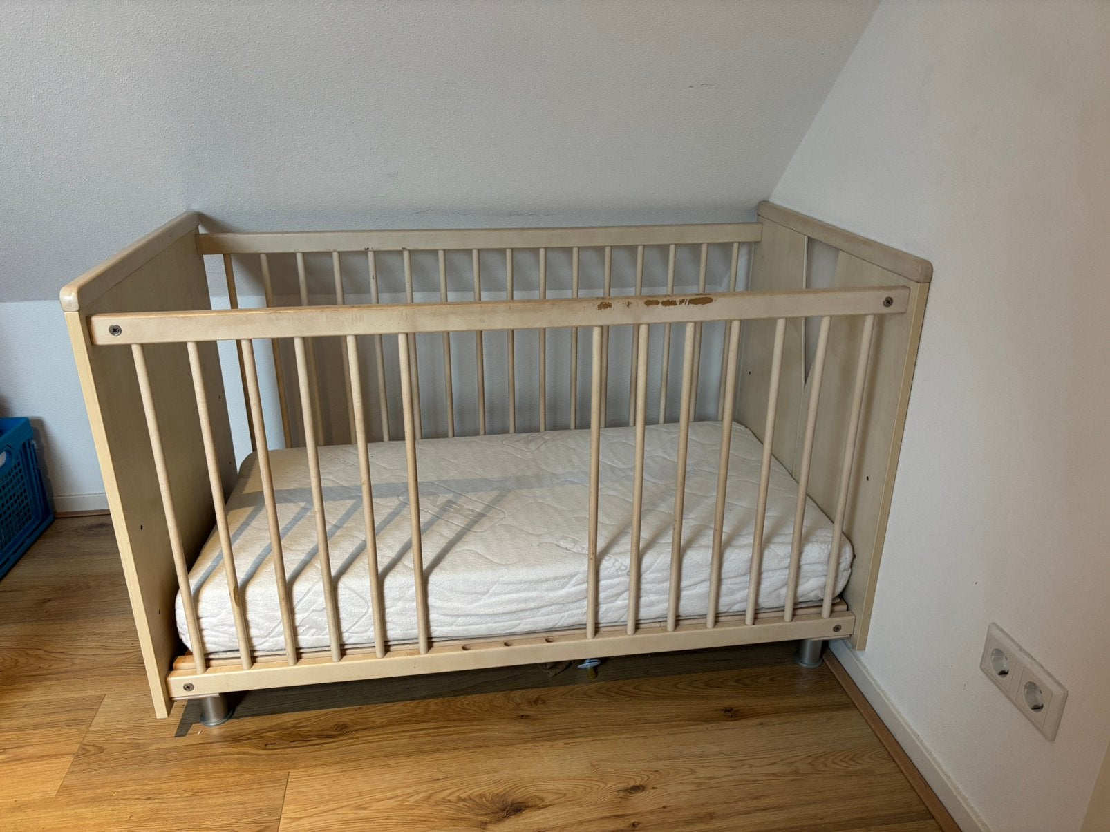 Ledikant gratis af te halen, Ophalen, Gebruikt, Minder dan 140 cm, Matras