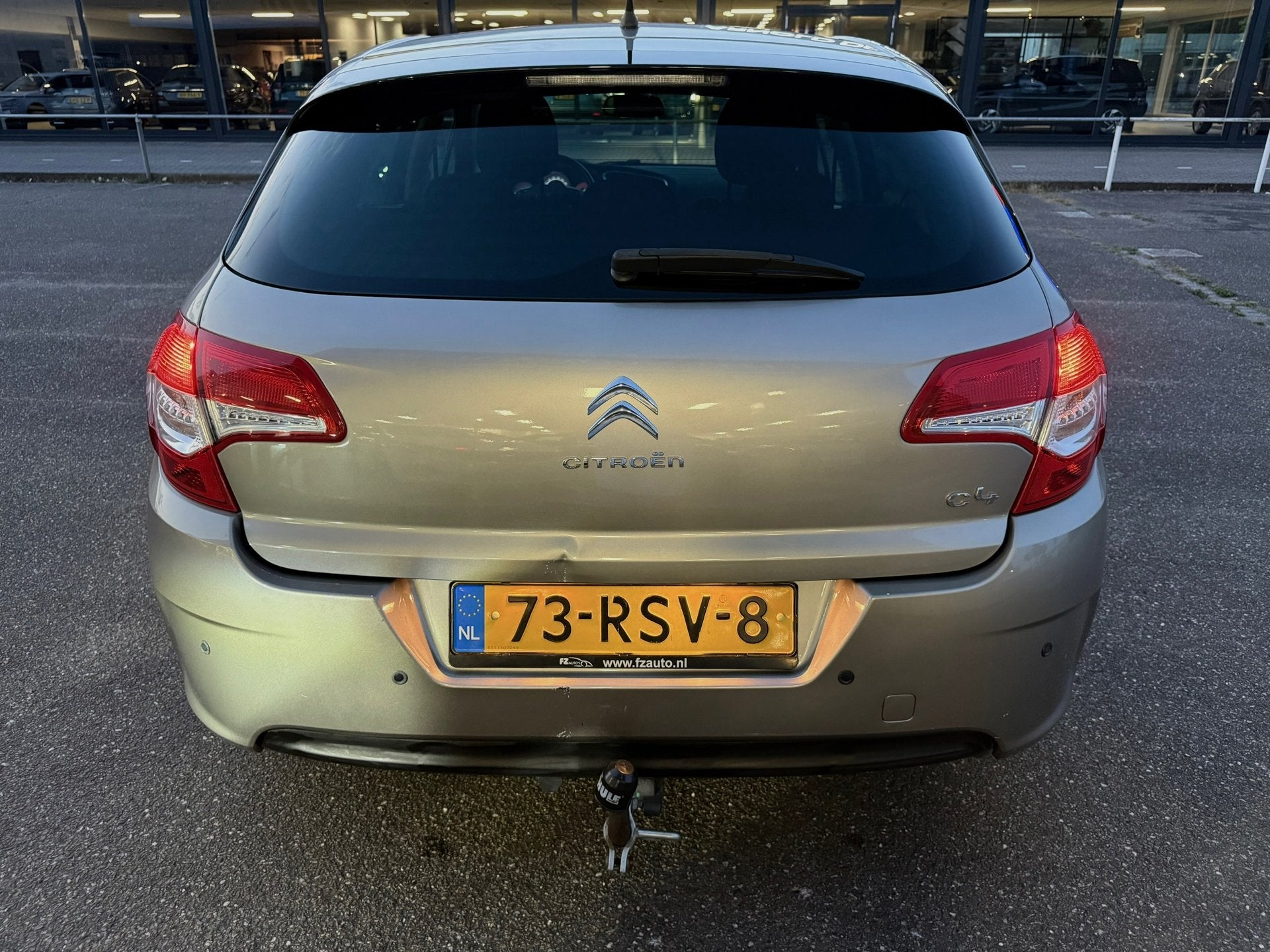 Citroen C4 1.6 VTi Tendance I Cruise control I Parkeersensor, Auto's, Voorwielaandrijving, Euro 5, Stof, Zwart