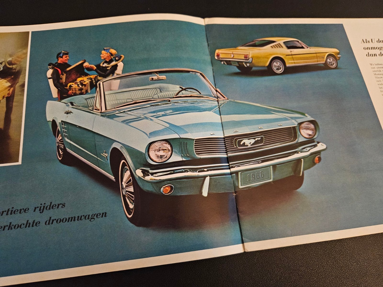 Brochure Ford Mustang 1966, Ophalen of Verzenden, Zo goed als nieuw, Ford