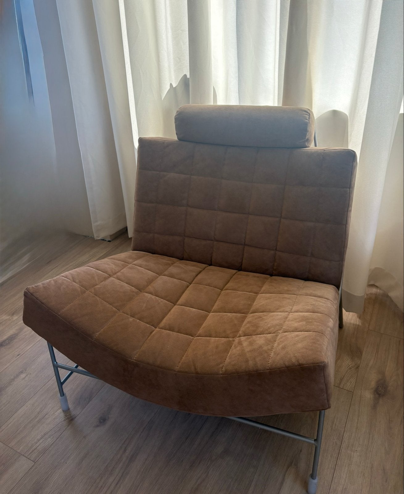 Leolux Volare fauteuil, Huis en Inrichting, Stoelen, Gebruikt, Bruin, Ophalen of Verzenden, Leolux volare fauteuil