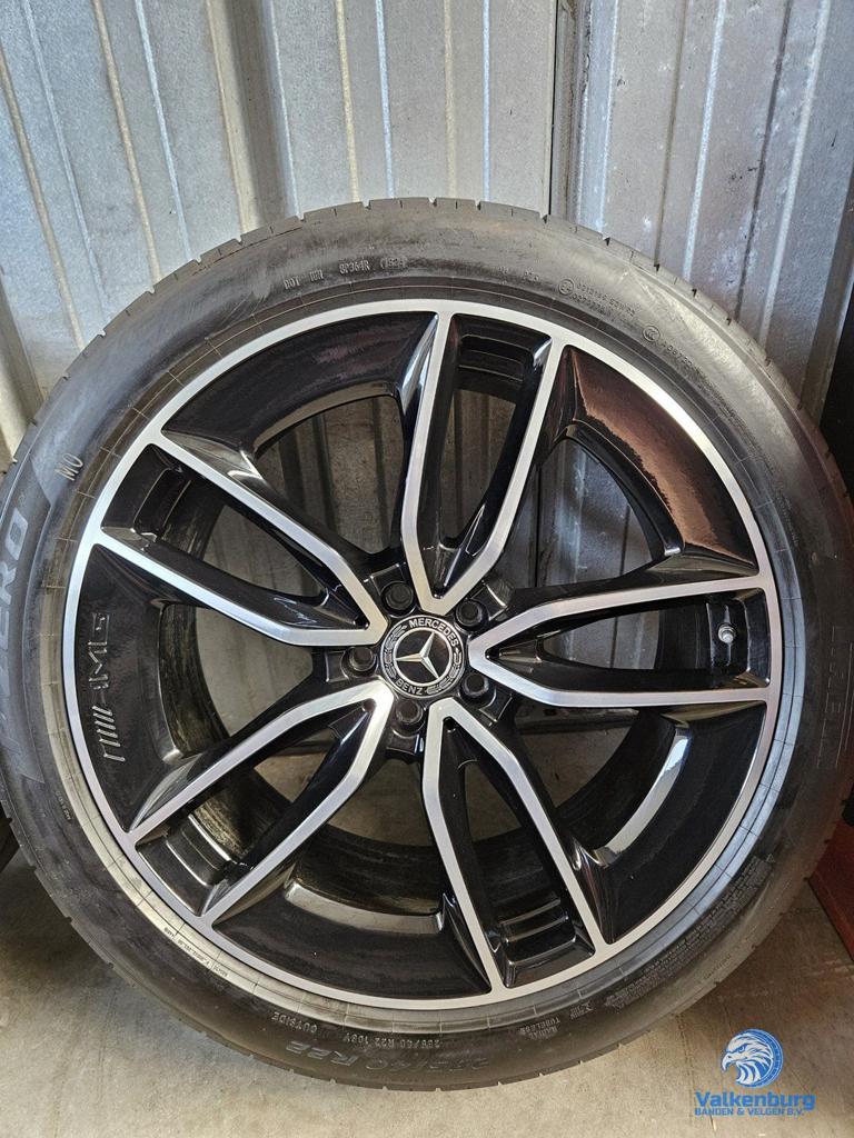 7mm! Originele Mercedes GLS GLE W167 AMG 22 inch zwarte velg, Auto-onderdelen, Banden en Velgen, Gebruikt, -, 285 mm, -