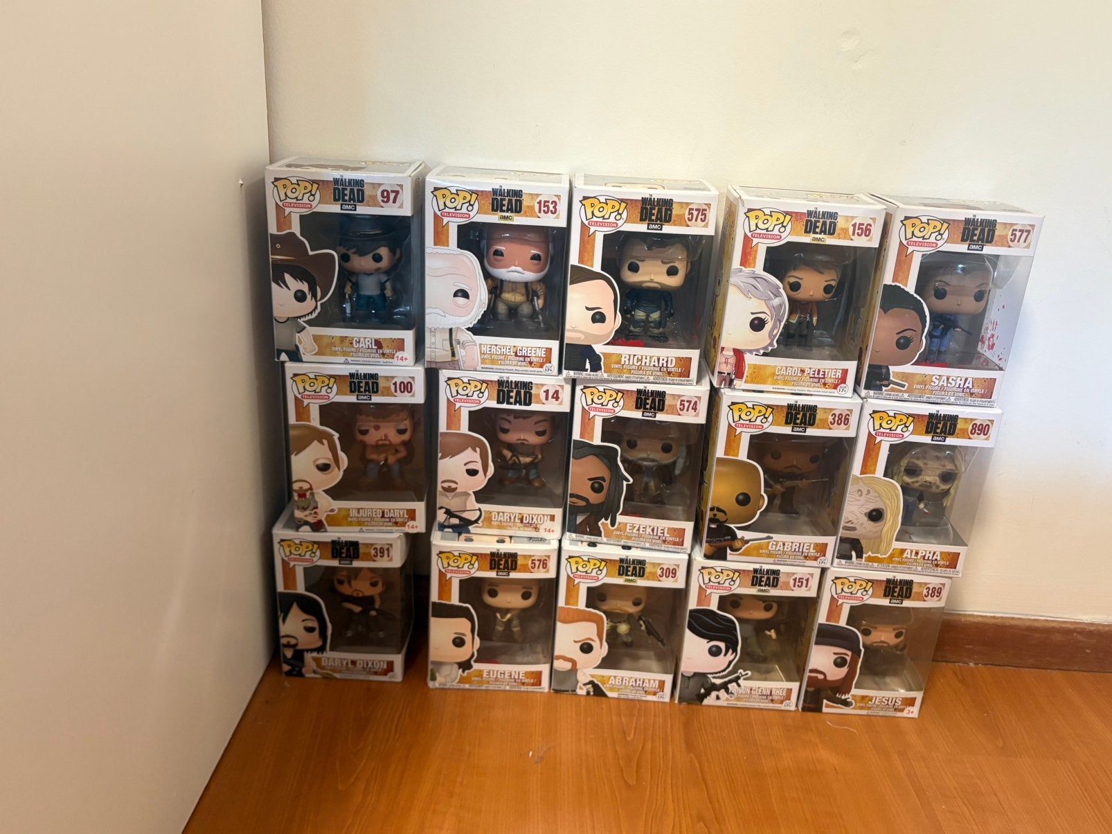 The Walking Dead Funko Pop collectie – 15 stuks, Ophalen of Verzenden, Zo goed als nieuw