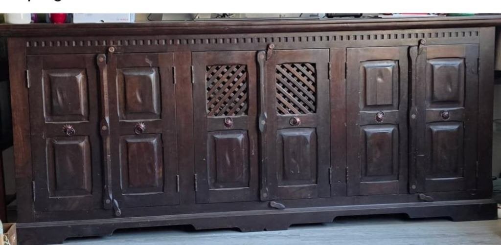 Dressoir, Huis en Inrichting, Kasten | Dressoirs, Ophalen, Koloniaal, 200 cm of meer, 50 tot 75 cm