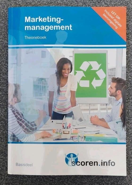 Marketing-management Theorieboek, Boeken, Onbekend, Ophalen of Verzenden, Zo goed als nieuw, MBO