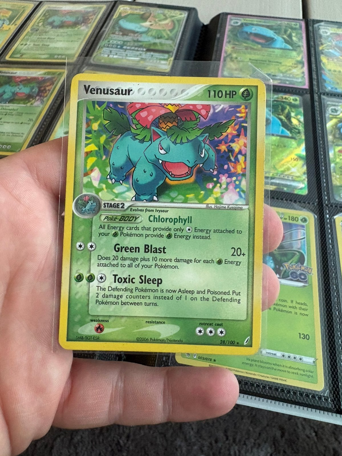 Venusaur, Ophalen of Verzenden, Zo goed als nieuw, Meerdere kaarten, Foil