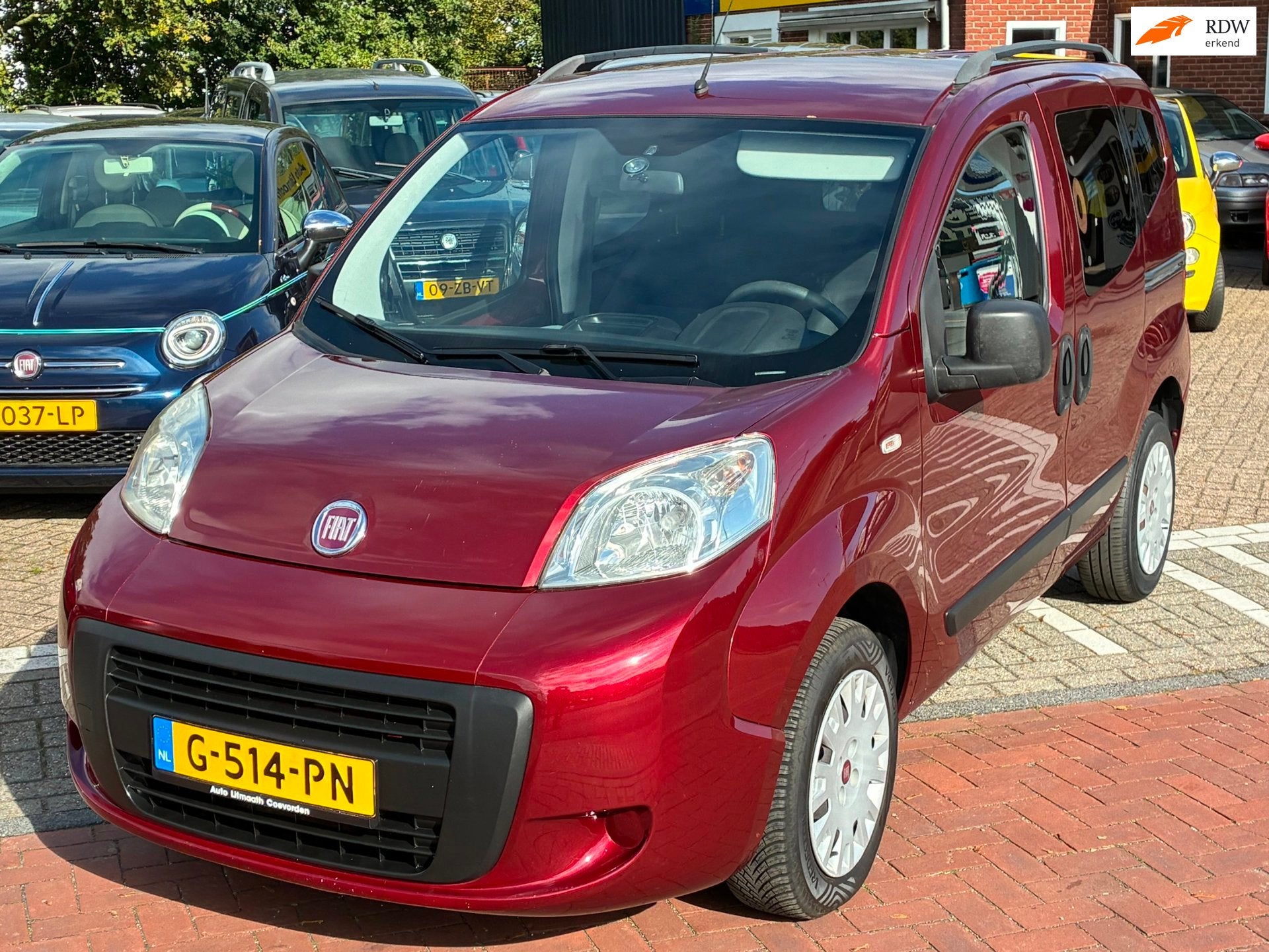 Fiat Qubo 1.4 Easy/ AIRCO/DAKRAIL/ ZEER NETTE STAAT, Auto's, Voorwielaandrijving, Stof, Euro 6, 4 cilinders