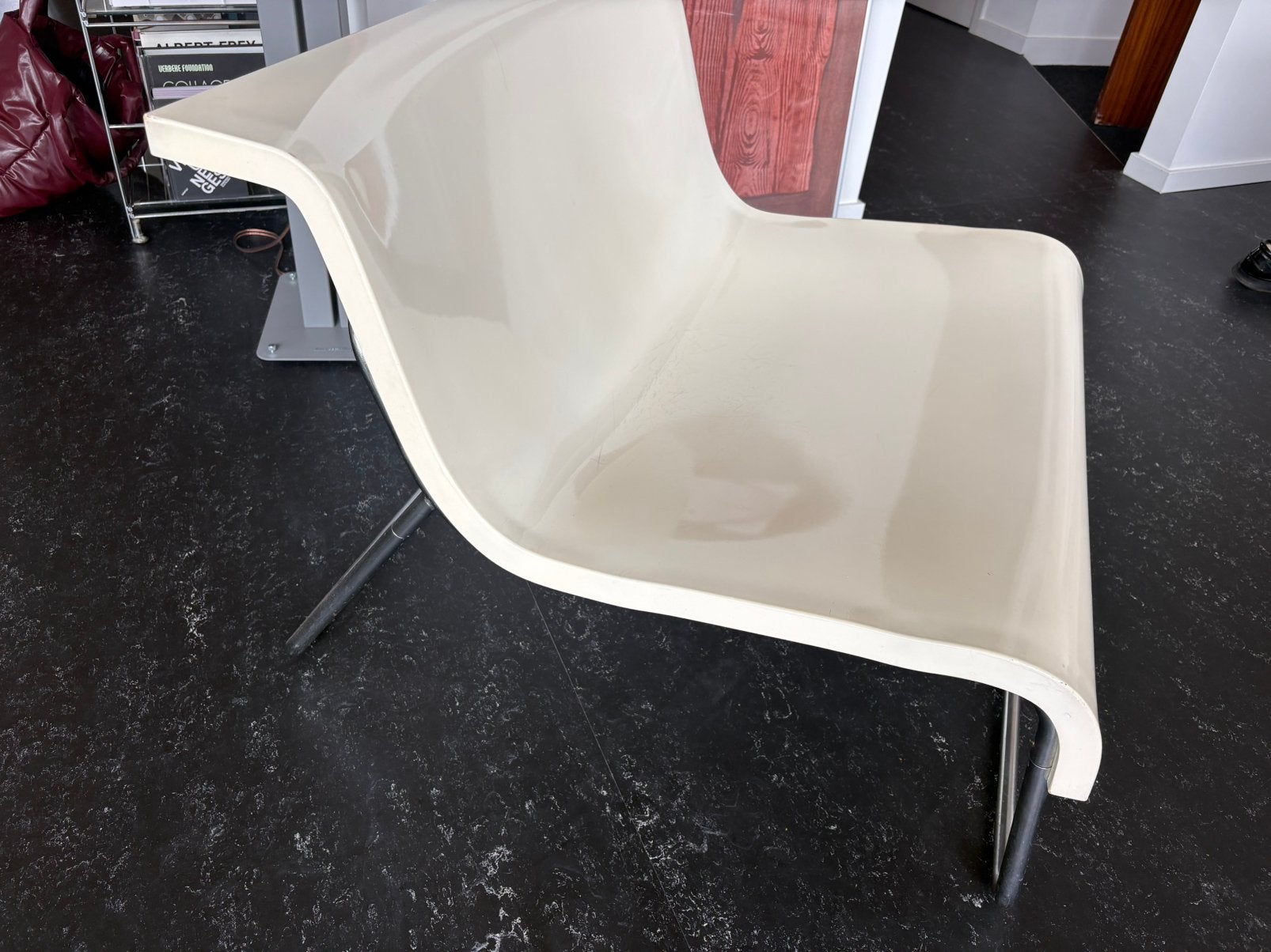 Kartell Form stoel Piero Lissoni wit, Huis en Inrichting, Stoelen, Ophalen, Kunststof, Gebruikt, Wit
