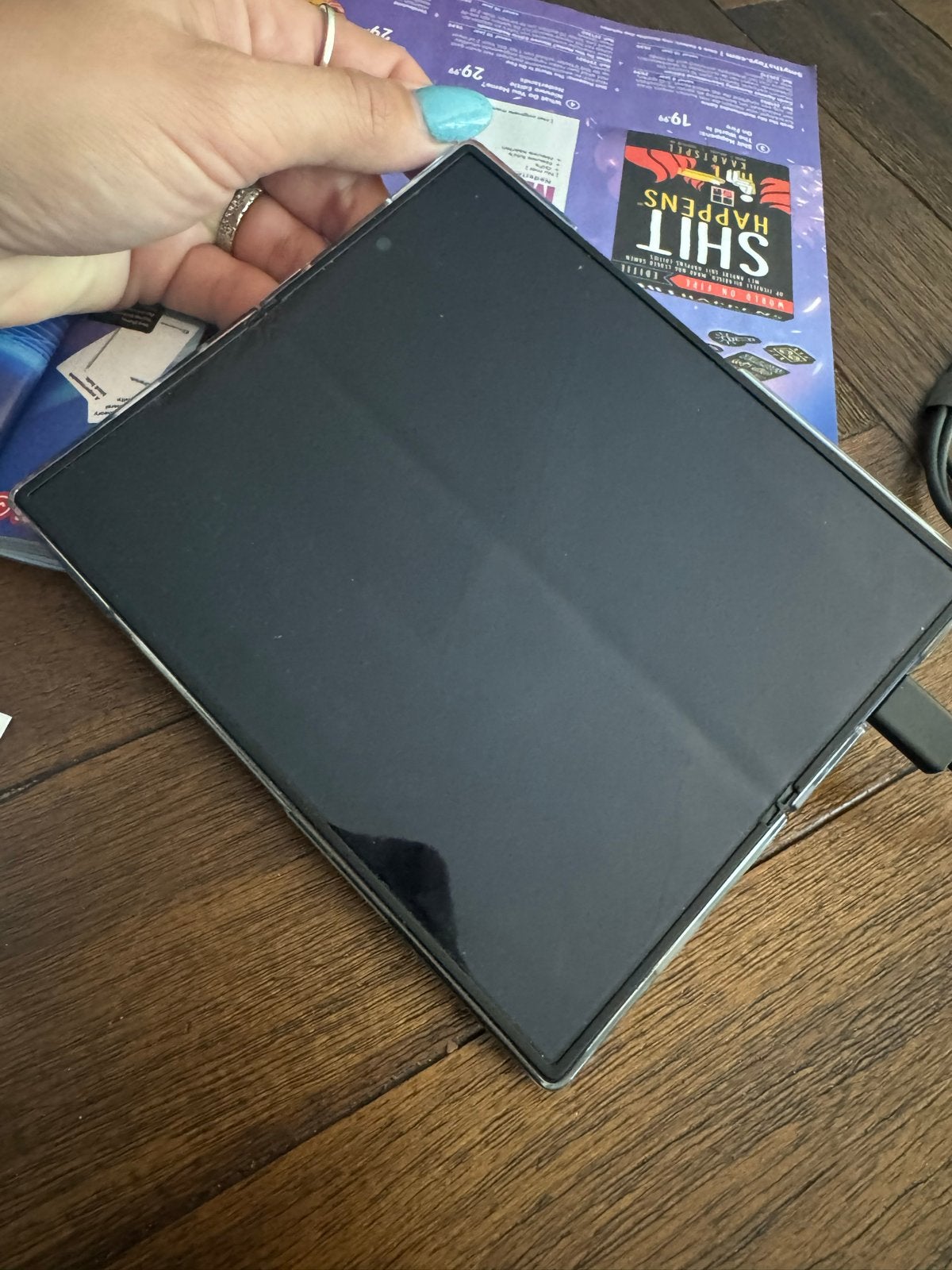 Samsung Galaxy Z Fold 6 - ZGS, Telecommunicatie, Ophalen, Blauw, Touchscreen, Zo goed als nieuw
