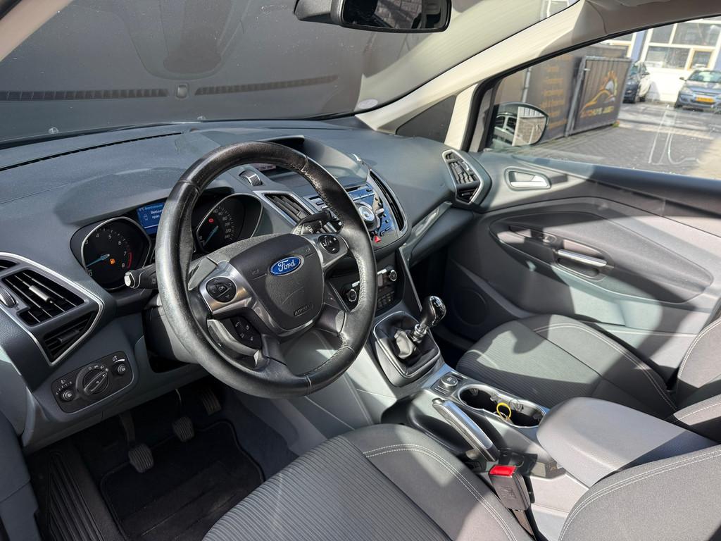 Ford Grand C-Max 1.0 Edition Plus Camera Sensoren Trekhaak, Auto's, Ford, Voorwielaandrijving, Zwart, Zwart, Origineel Nederlands