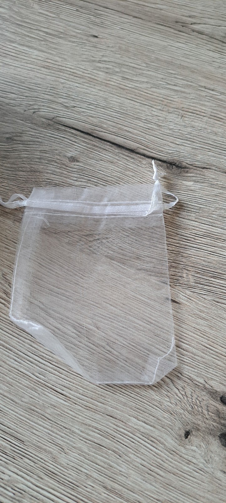 50 witte organza zakjes, Ophalen of Verzenden, Nieuw