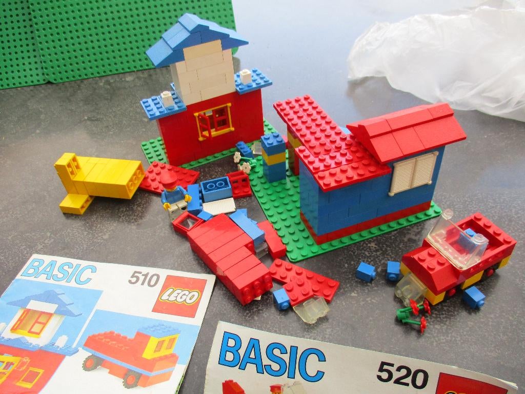 2 mooi setjes beginners lego 510-520, Ophalen of Verzenden, Gebruikt, Complete set, Lego