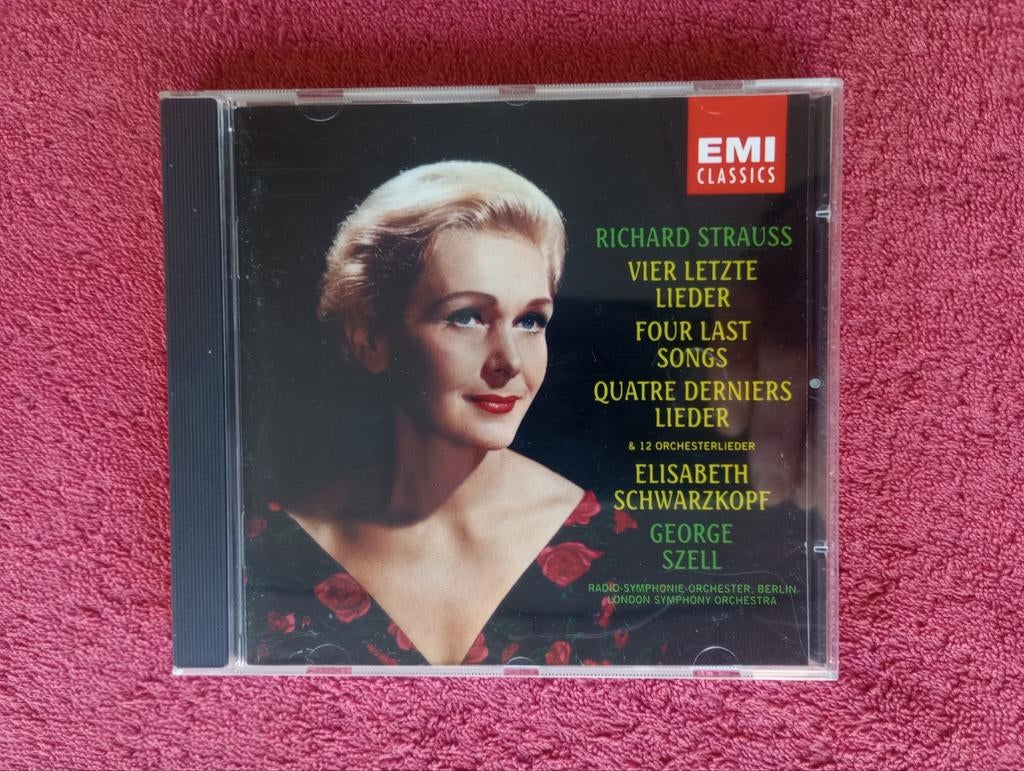 Richard Strauss Vier Letzte Lieder - Schwarzkopf & Szell, Met libretto, Ophalen of Verzenden, Romantiek, Kamermuziek