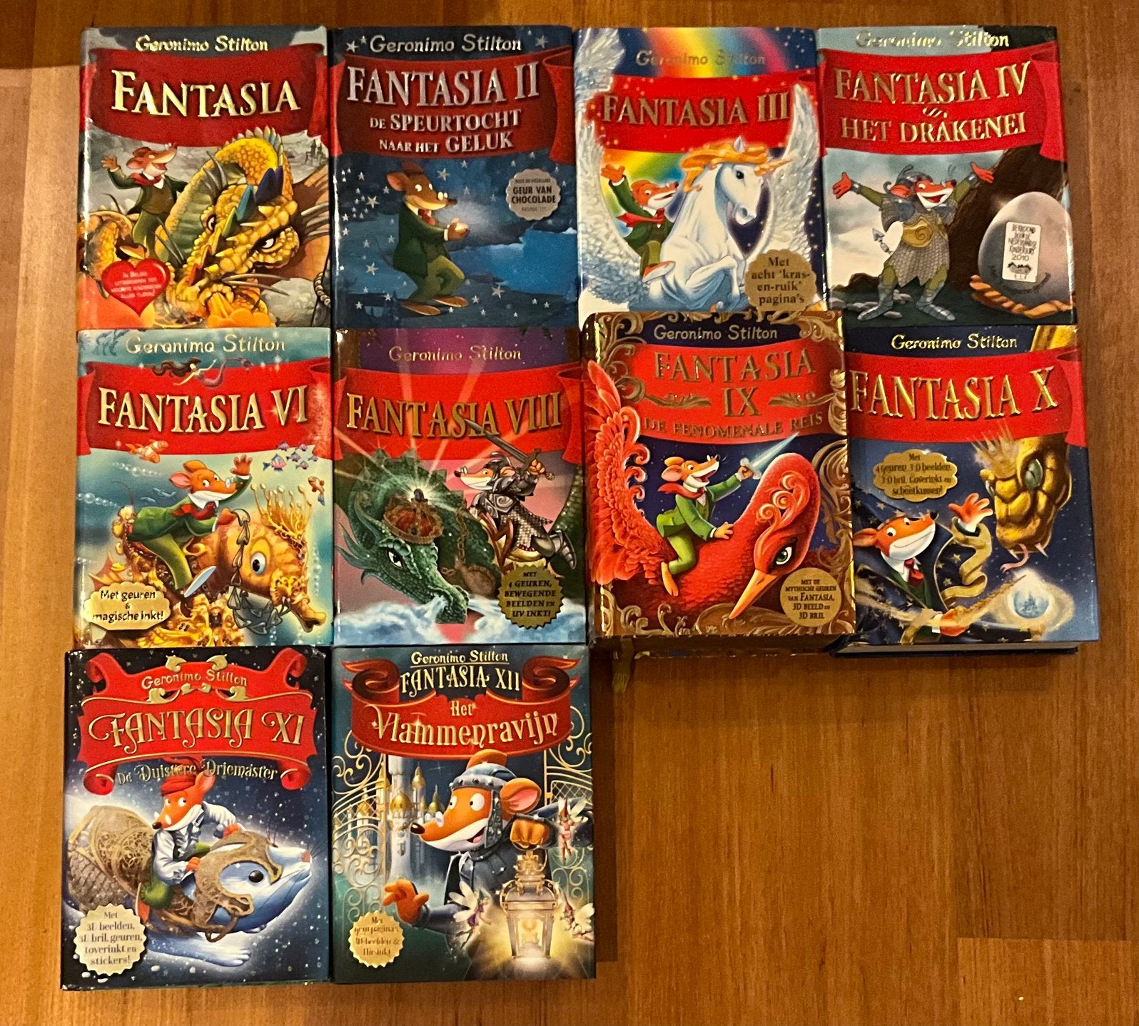 Geronimo Stilton boeken van Fantasia, Boeken, Ophalen, Zo goed als nieuw