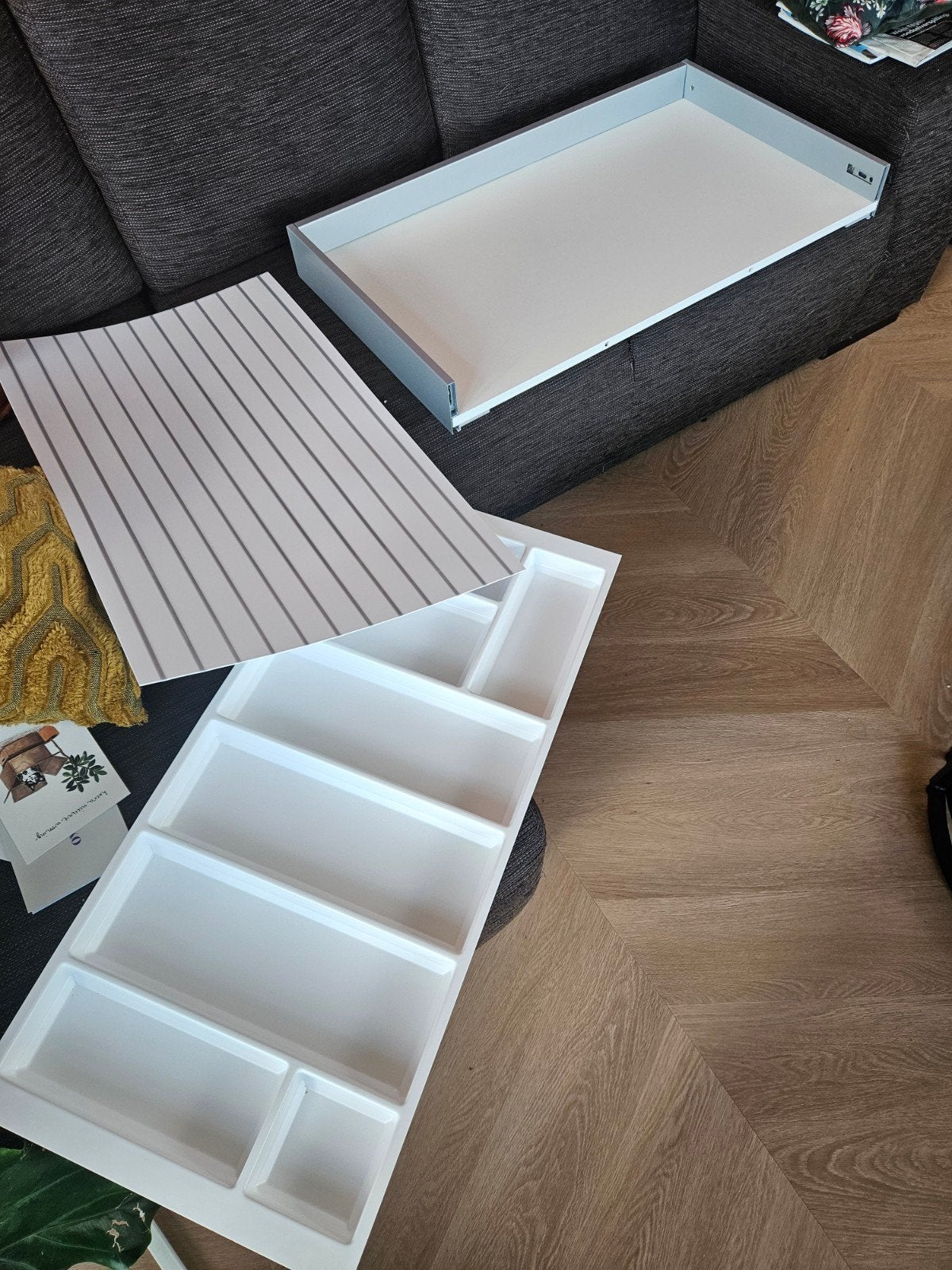 Siematic Keukenlades met Geleiders en Beige Frontjes, Ophalen, Nieuw, Beige, Overige merken