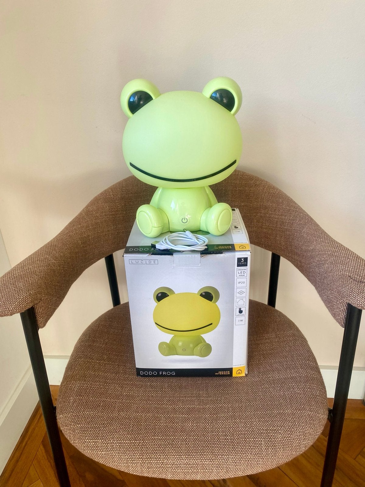 Lucide Dodo Kikker Tafellamp LED Dimb. 3x3W Groen, Ophalen of Verzenden, Zo goed als nieuw, Lamp, Overige merken
