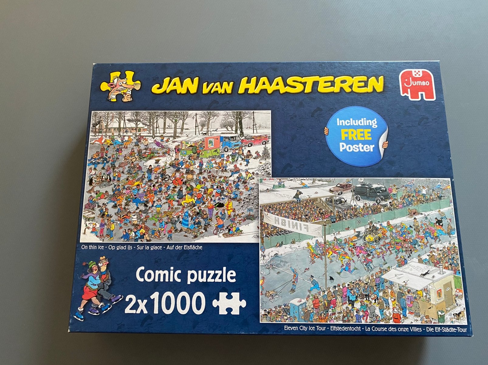 Puzzles Jan van Haasteren, Ophalen, 500 t/m 1500 stukjes, Zo goed als nieuw