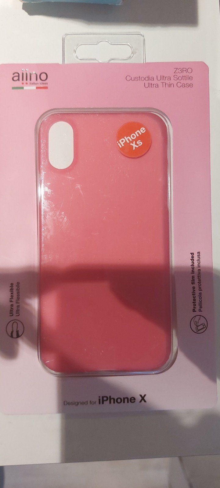 Roze Ultra Dunne Hoesje voor iPhone X - Nieuw, Kunststof, Krasbestendig, Overige merken, Info@aiino.com