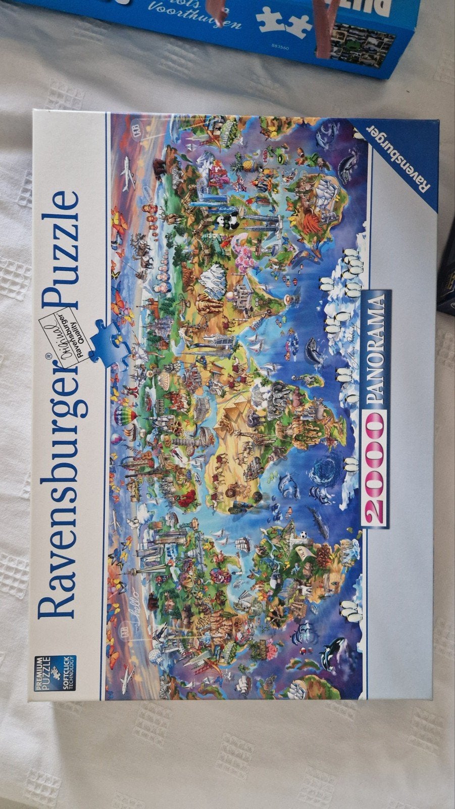 Ravensburger Panorama Legpuzzel 2000 stukjes Wereldkaart, Ophalen, Meer dan 1500 stukjes, Zo goed als nieuw, Legpuzzel