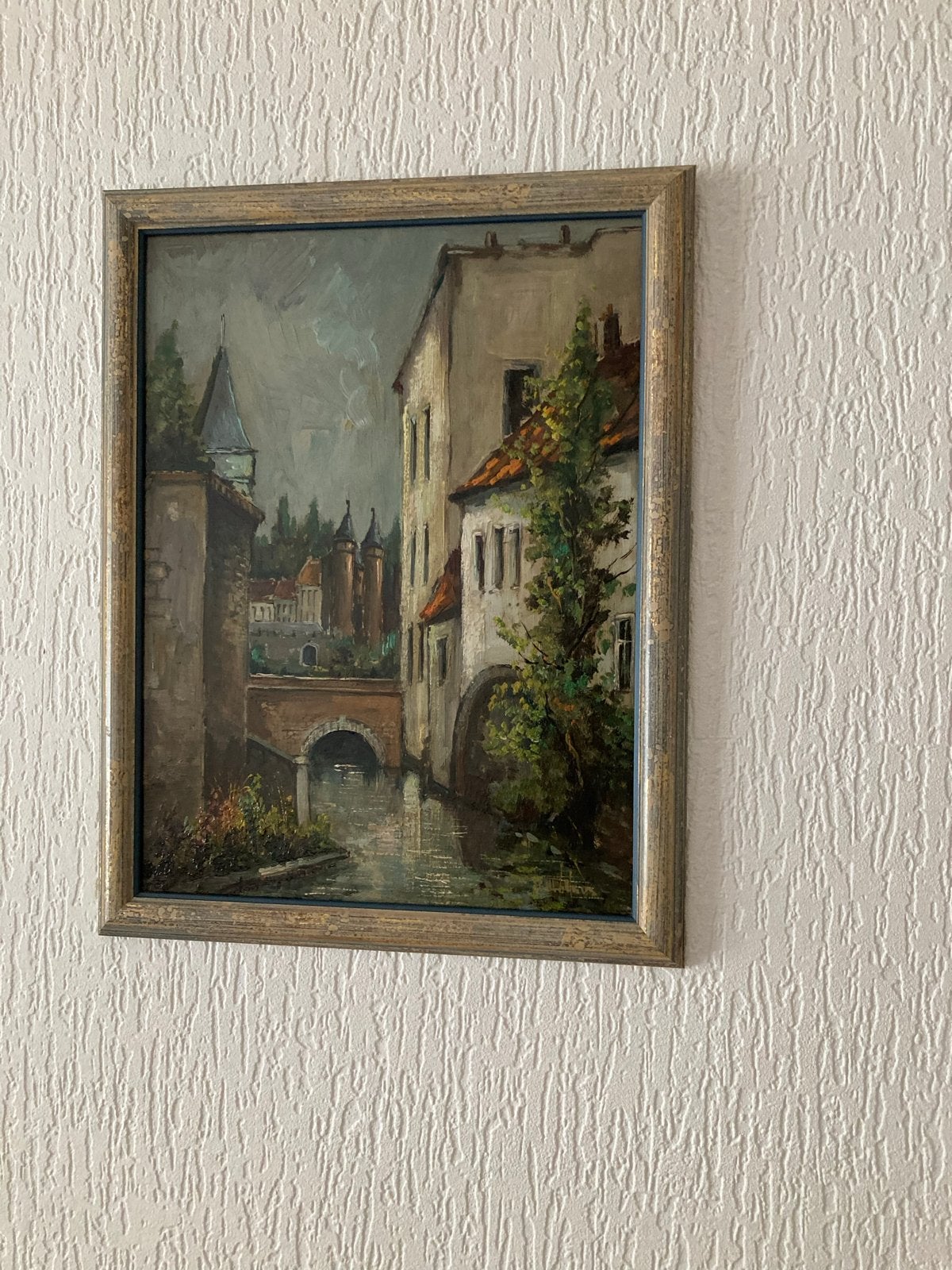 Olieverfschilderij, Doek, Ophalen of Verzenden, Gesigneerd, Olieverf