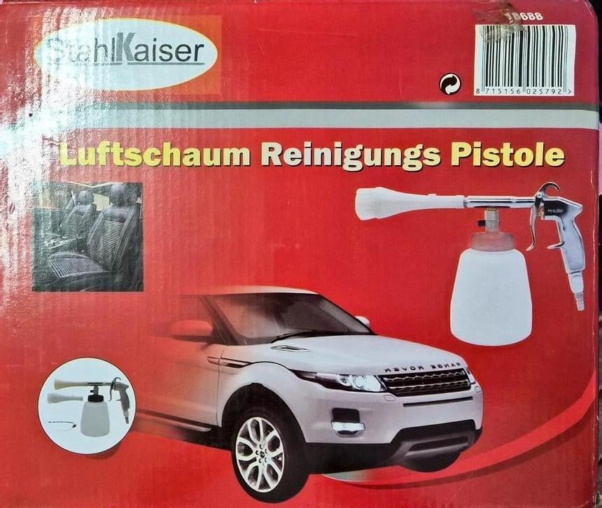 Stahlkaiser luchtschuim reinigingspistool, Ophalen