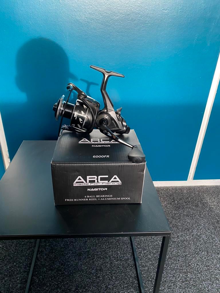 Arca Nagitor 6000 Baitrunner 6 lagers 5.1:1 ratio, D, Molen, Nieuw, Ophalen of Verzenden