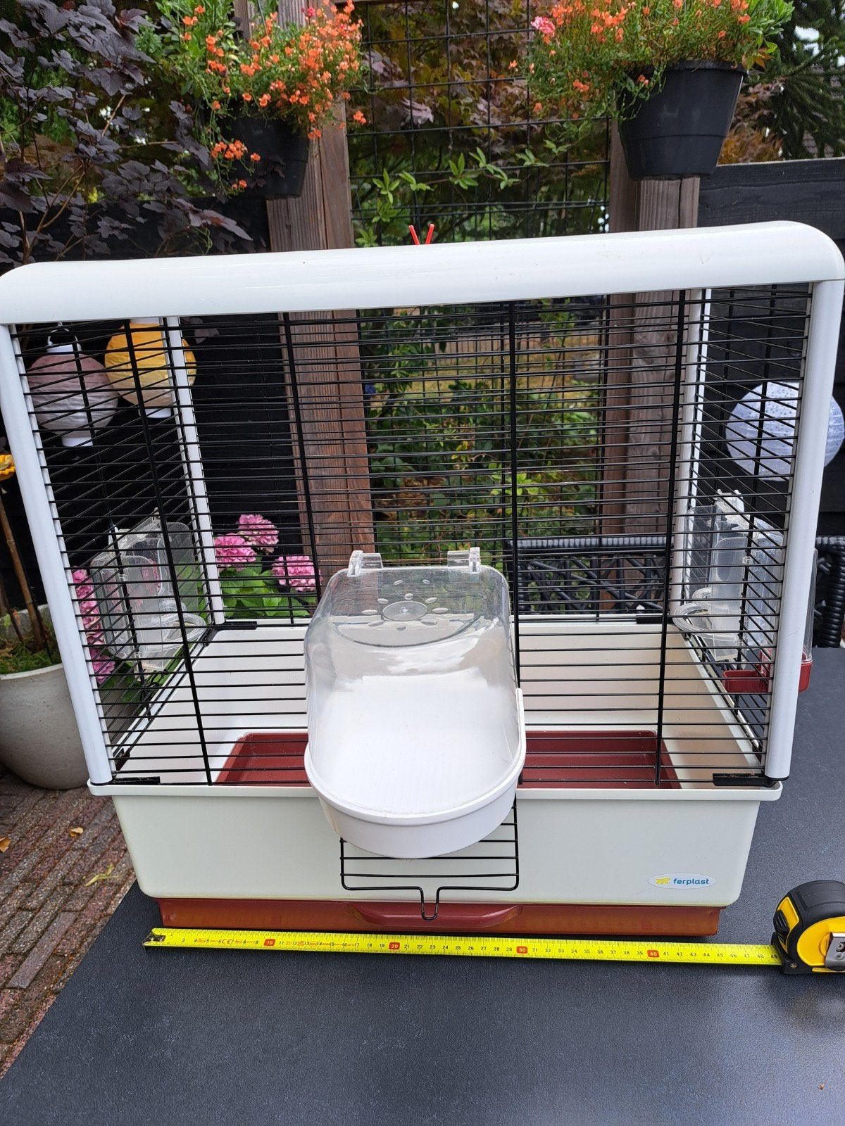 parkietenkooi, Dieren en Toebehoren, Vogels | Hokken en Kooien, Ophalen, Gebruikt, Metaal, Vogelkooi