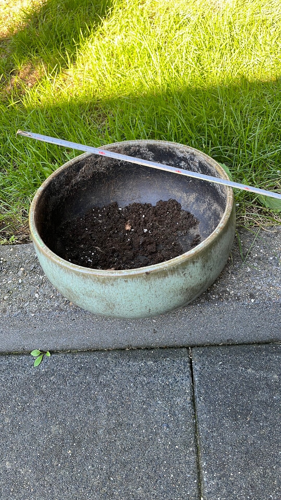 Intratuin pot 28 cm doorsnede 13 hoog, Ophalen of Verzenden, Zo goed als nieuw