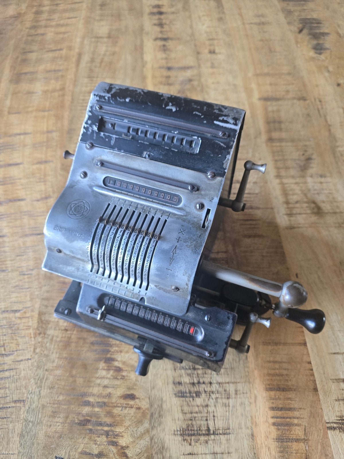 Antieke Brunsviga Nova BZ Rekenmachine - Vintage Kantoor '29, Antiek en Kunst, Ophalen of Verzenden
