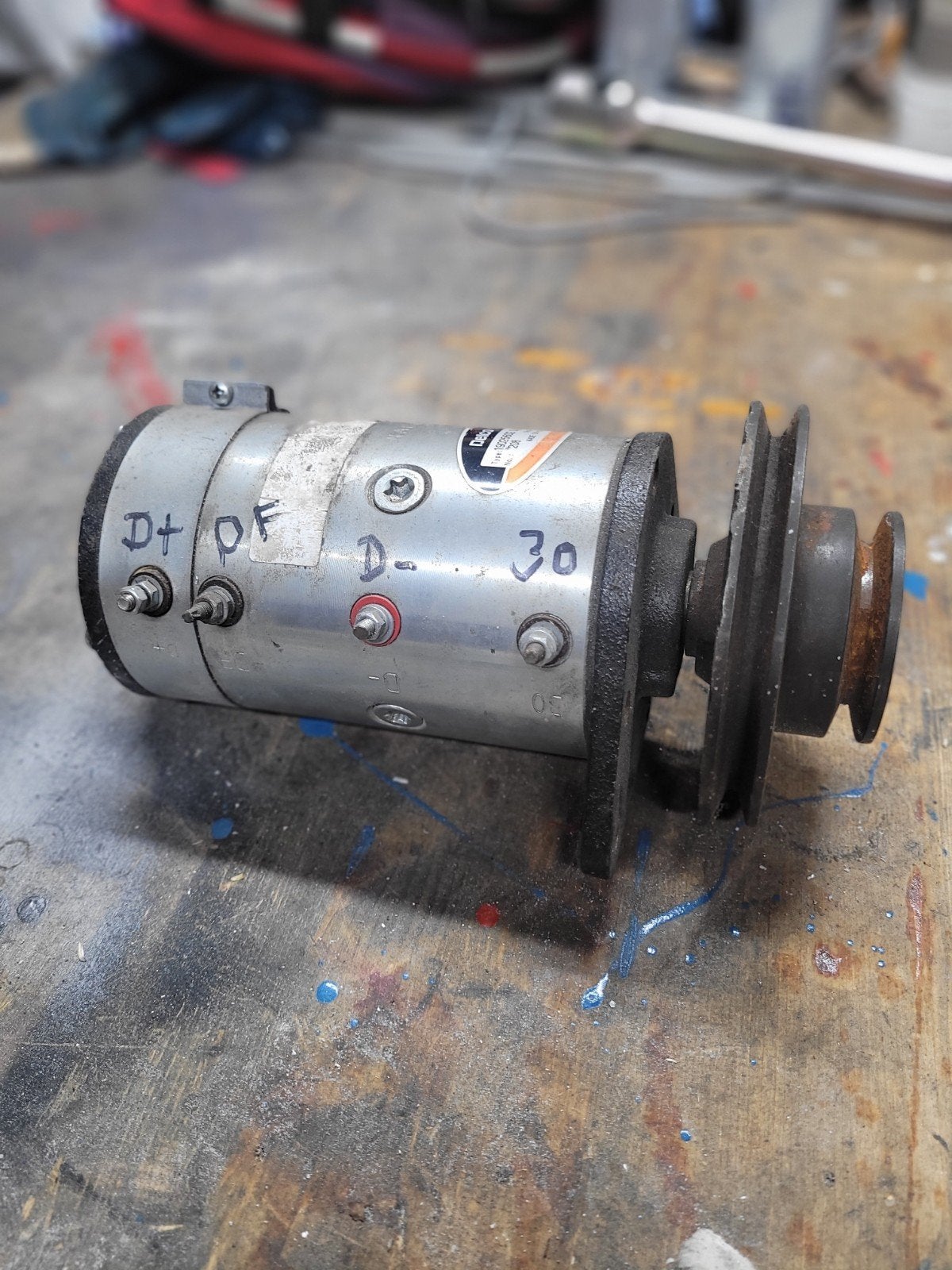bukh dv20 dv 24 Delco Remy Dynamo 12V - Type 19025602, Ophalen of Verzenden, Gebruikt