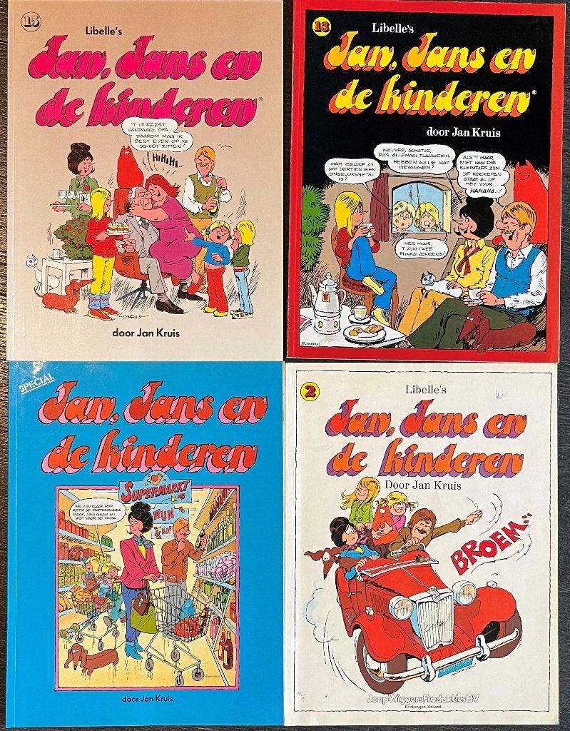 Jan jans en de kinderen, Meerdere stripboeken, Ophalen of Verzenden, Zo goed als nieuw