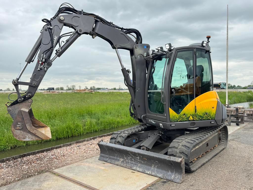 Mecalac 8MCR, in nette staat, beco bakkenset rupskraan, Zakelijke goederen, Machines en Bouw | Kranen en Graafmachines, Ophalen of Verzenden