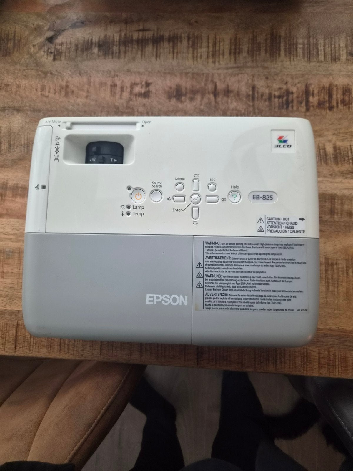 Epson EB-825 Beamer Projector - Goede Staat, Gebruikt, Epson, Ophalen of Verzenden, LCD