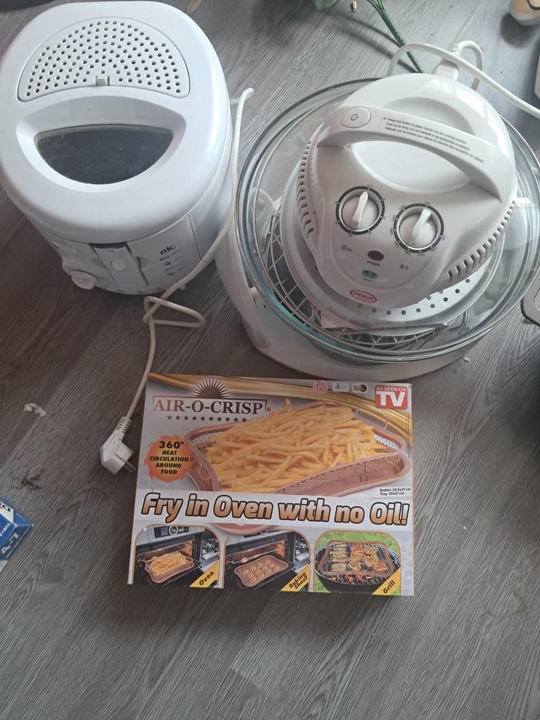 Frituur pan, Hallogeen oven en air o crisp, Ophalen, Nieuw