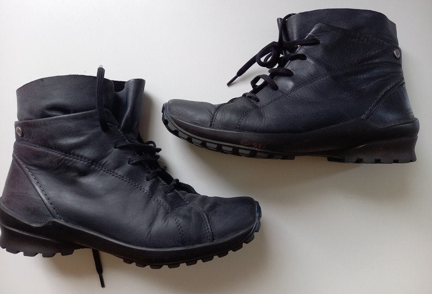 WOLKY pracht donkerblauwe leren schoenen, maat 37, Wolky, Lage of Enkellaarzen, Zo goed als nieuw, Verzenden