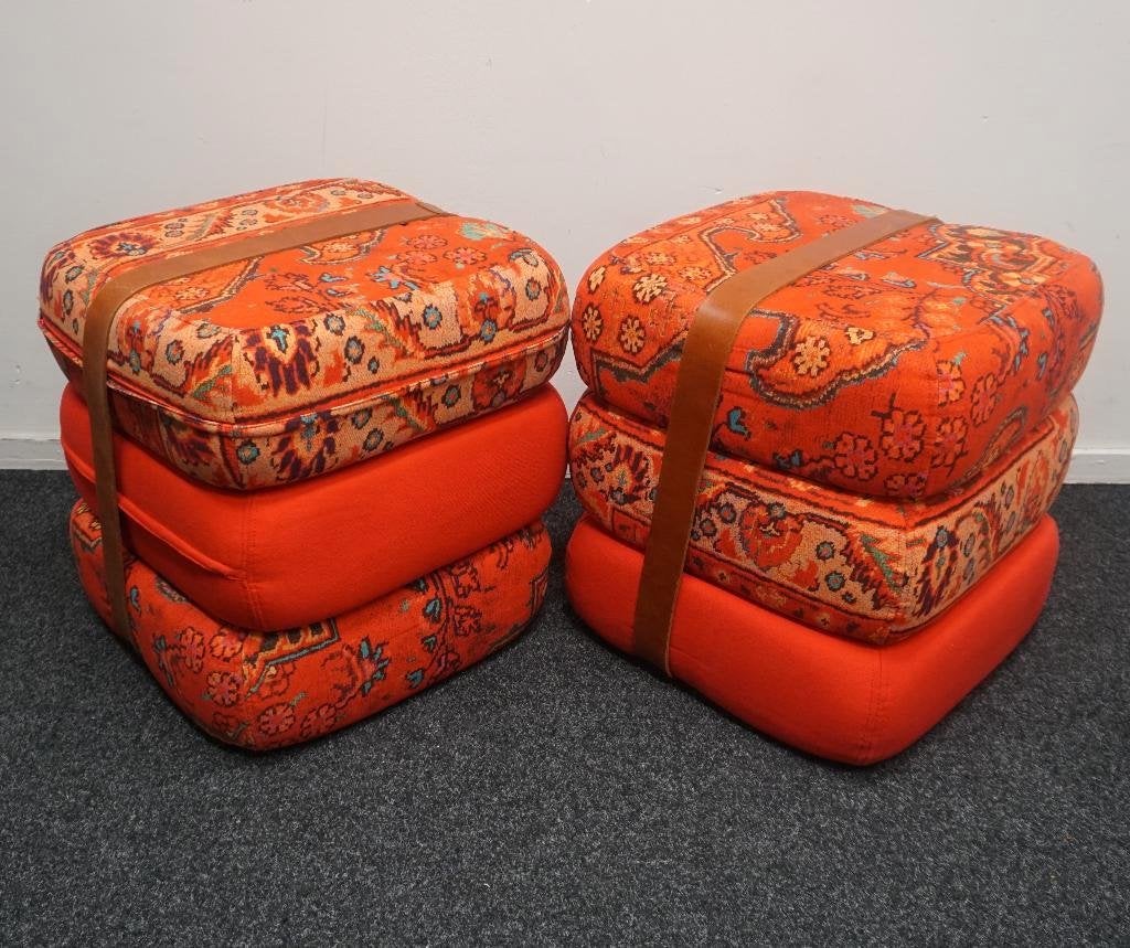Baboesjka | Fatboy |  Poef | Zitkussen | Ali baba Red, Minder dan 50 cm, Gebruikt, -, Vierkant