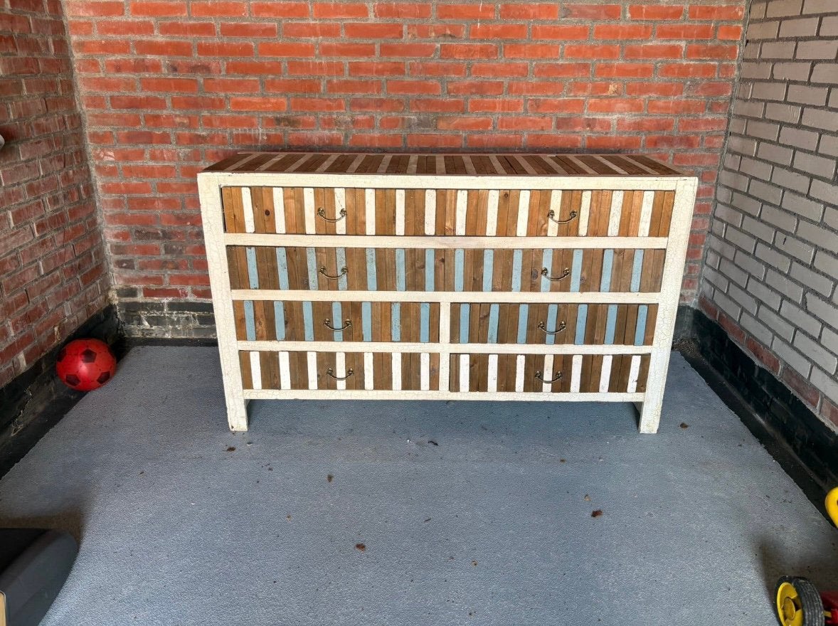 Laden kast, Huis en Inrichting, Kasten | Ladekasten, Ophalen, 5 laden of meer, Zo goed als nieuw, Minder dan 100 cm