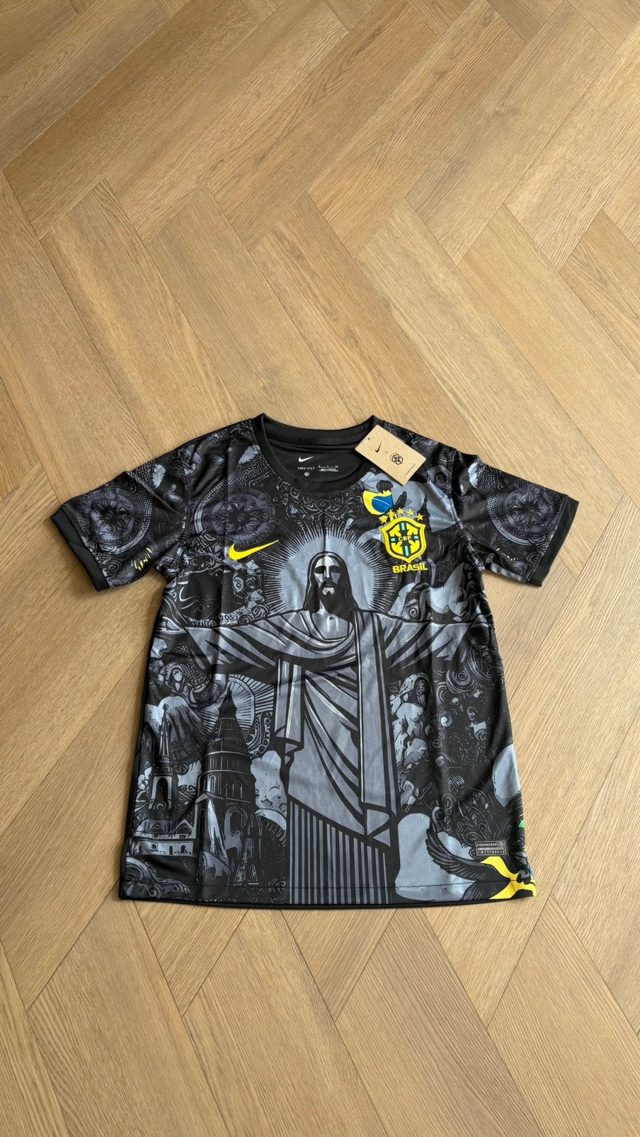Brazil shirt jesus design, Verzenden, Zo goed als nieuw