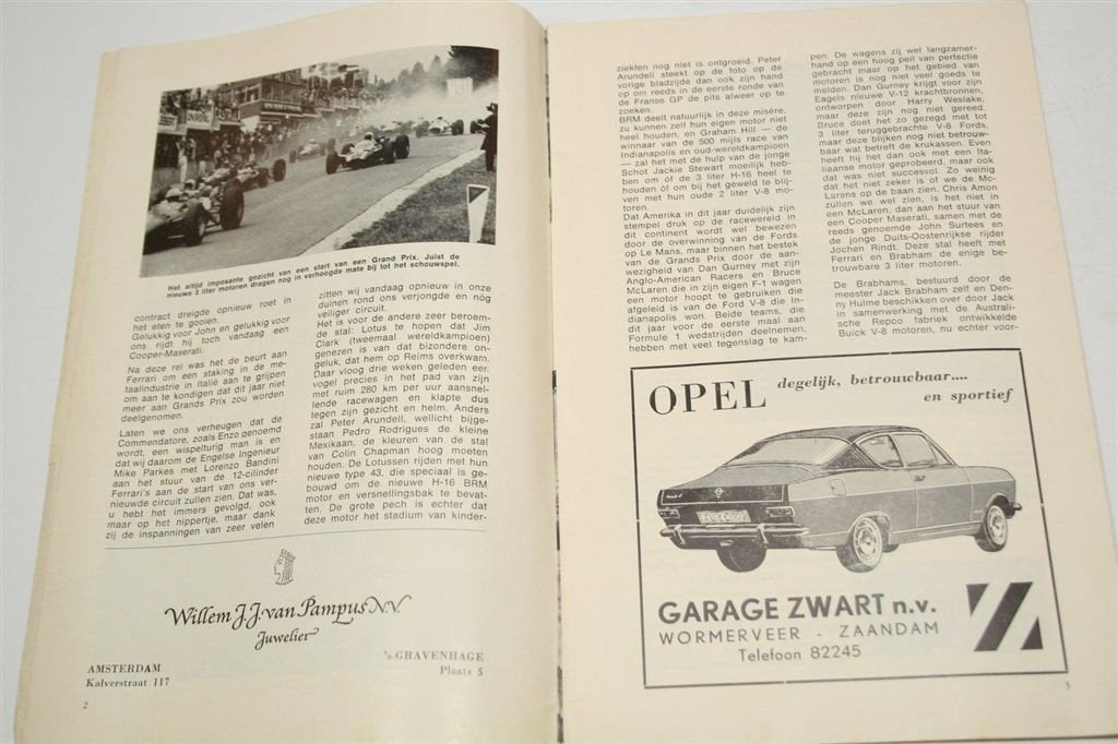 Grand Prix Zandvoort 1966 — Formule 1 Programma, Verzamelen, Ophalen of Verzenden, Gebruikt, Auto's